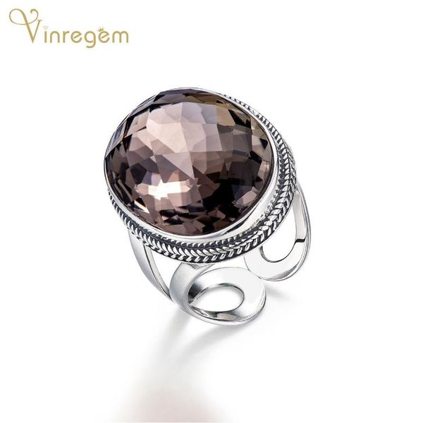 cluster rings vinregem 925 sterling silver oval cut smoky quartz gemstone wedding engagement vintage white gold fine jewelry wholesale, Golden;silver
cluster rings vinregem 925 sterling silver oval cut smoky quartz gemstone wedding engagement vintage white gold fine jewelry wholesale, Golden;silver