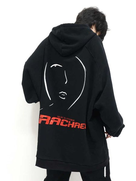 men's hoodies raf20fw simons oversize loose plush high street men's and women's sweater fashion, Black
men's hoodies raf20fw simons oversize loose plush high street men's and women's sweater fashion, Black