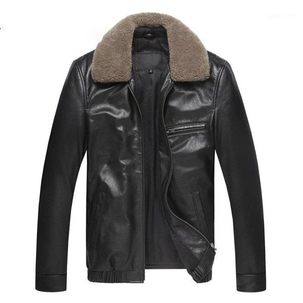 men's leather & faux mens cowhide genuine jackets for men short slim cotton collar warm overcoats black thick pilot coats
men's leather & faux mens cowhide genuine jackets for men short slim cotton collar warm overcoats black thick pilot coats
