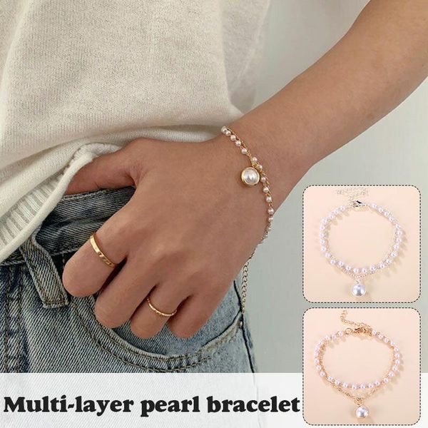 charm bracelets pearl bracelet simple drops shape gifts for girls valentine's day birthday ml, Golden;silver
charm bracelets pearl bracelet simple drops shape gifts for girls valentine's day birthday ml, Golden;silver