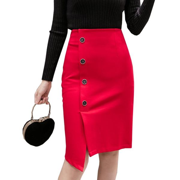 skirts s-5xl plus size 2021 fashion women work midi skirt ol open slit button slim pencil elegant office ladies black
skirts s-5xl plus size 2021 fashion women work midi skirt ol open slit button slim pencil elegant office ladies black