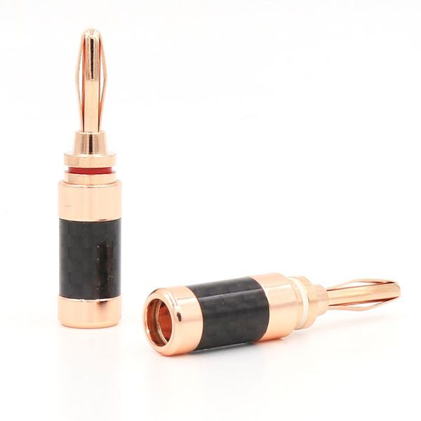 smart power plugs 4pcs yter carbon fiber series rose gold plated banana connector for speaker cable
smart power plugs 4pcs yter carbon fiber series rose gold plated banana connector for speaker cable