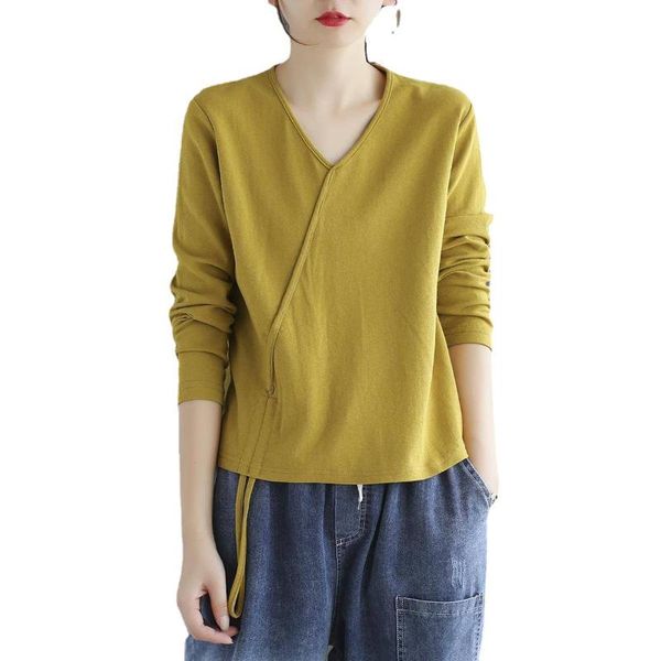 women's t-shirt long sleeve tshirt women casual vneck drawstring loose summer shirt trendy pullover cotton tees plus size 4xl, White
women's t-shirt long sleeve tshirt women casual vneck drawstring loose summer shirt trendy pullover cotton tees plus size 4xl, White
