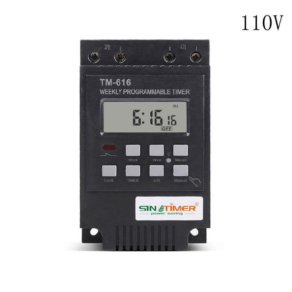 timers e15a tm616w digital electronic timer switch 110/12v 30a rail mount 17 settings 7 days weekly programmable relay controller
timers e15a tm616w digital electronic timer switch 110/12v 30a rail mount 17 settings 7 days weekly programmable relay controller