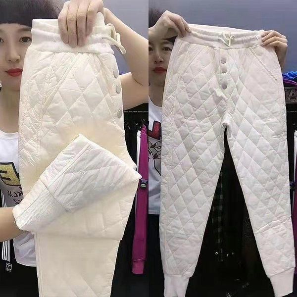 women's pants & capris woman plush thick casual autumn and winter female high waist harem trousers ladies fleece warm a280, Black;white
women's pants & capris woman plush thick casual autumn and winter female high waist harem trousers ladies fleece warm a280, Black;white