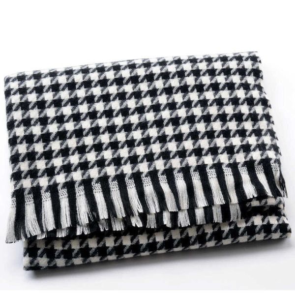 autumn and winter thousand bird lattice imitation cashmere scarf women's thickened warm air conditioning neck protection shawl, Blue;gray
autumn and winter thousand bird lattice imitation cashmere scarf women's thickened warm air conditioning neck protection shawl, Blue;gray