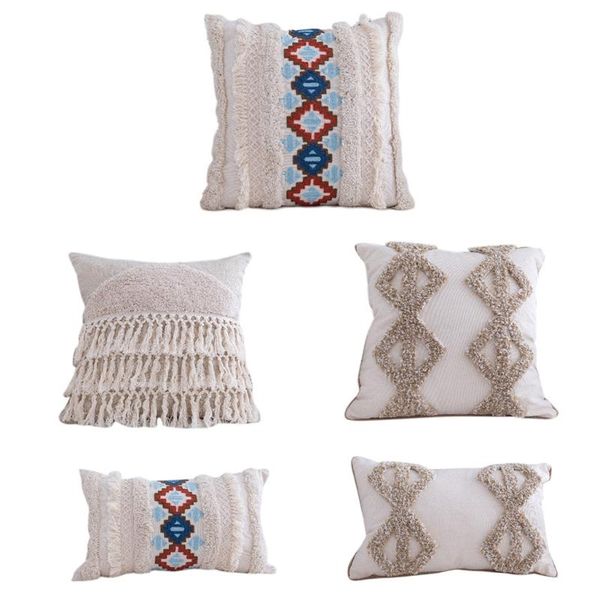boho embroidered ethnic tufted throw pillow tribal for living room bedroom bench couch decoration home textile item
boho embroidered ethnic tufted throw pillow tribal for living room bedroom bench couch decoration home textile item