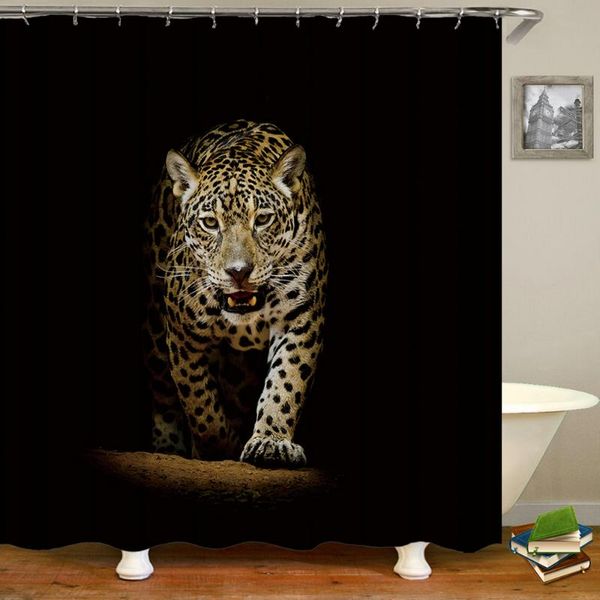 leopard shower curtains waterproof fabric 3d bathroom animal with hooks decoration large size 240x180cm bath screen
leopard shower curtains waterproof fabric 3d bathroom animal with hooks decoration large size 240x180cm bath screen
