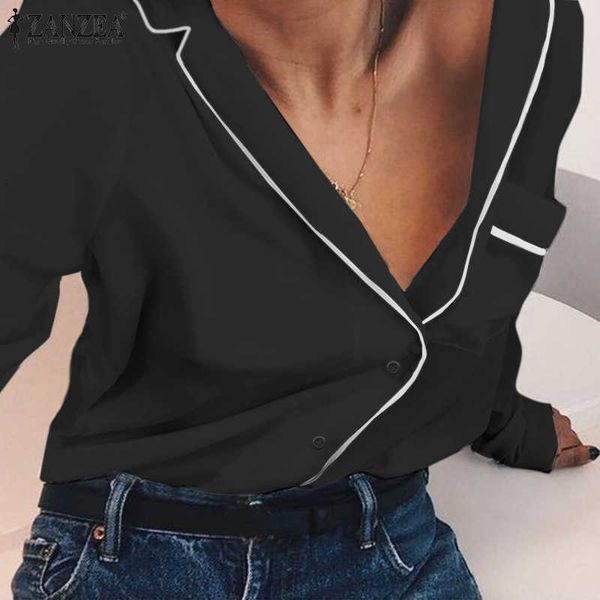 women's blouses & shirts blouses plus size fashion women spring office lady work long flare sleeve turn down collar button tunic ch ir, White
women's blouses & shirts blouses plus size fashion women spring office lady work long flare sleeve turn down collar button tunic ch ir, White