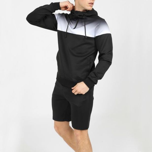 hooded design men's sports suit, short-sleeved t-shirt with shorts, comfortable, breathable and dry, daily leisure sports workout, Gray
hooded design men's sports suit, short-sleeved t-shirt with shorts, comfortable, breathable and dry, daily leisure sports workout, Gray