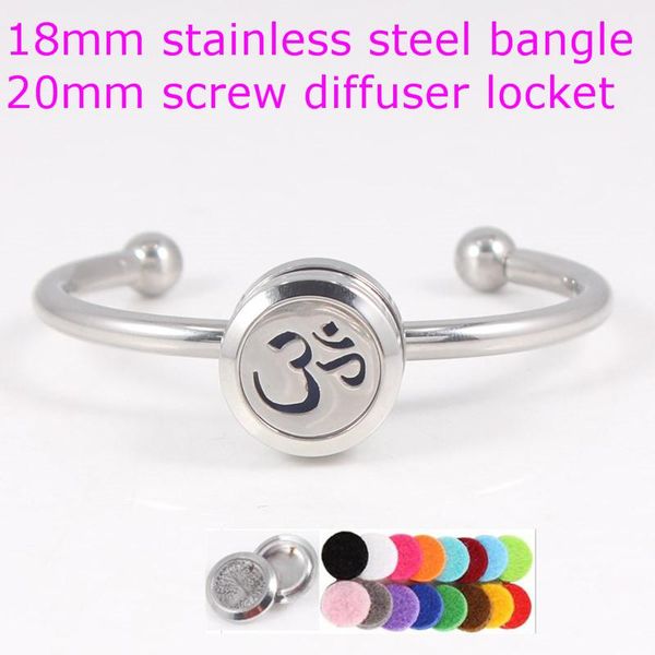 charm bracelets fashion 20mm yoga stainless steel aroma perfume diffuser locket bangle bracelet snap button essential oil, Golden;silver
charm bracelets fashion 20mm yoga stainless steel aroma perfume diffuser locket bangle bracelet snap button essential oil, Golden;silver