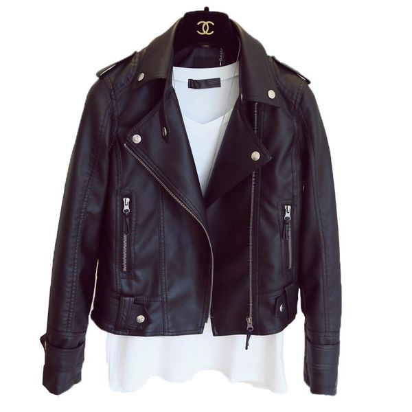 women's leather & faux fmfssom autumn fashion causal pu jacket soft coat windproof slim black rivet jackets office lady outwear
women's leather & faux fmfssom autumn fashion causal pu jacket soft coat windproof slim black rivet jackets office lady outwear