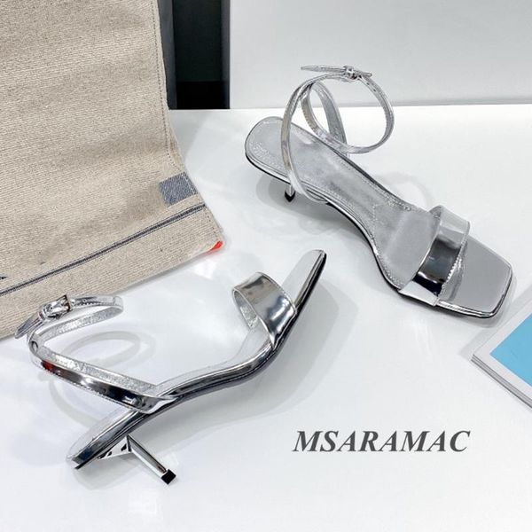 dress shoes summer metallic silver strap high heel sandals leather peep toe stiletto party woman, Black
dress shoes summer metallic silver strap high heel sandals leather peep toe stiletto party woman, Black