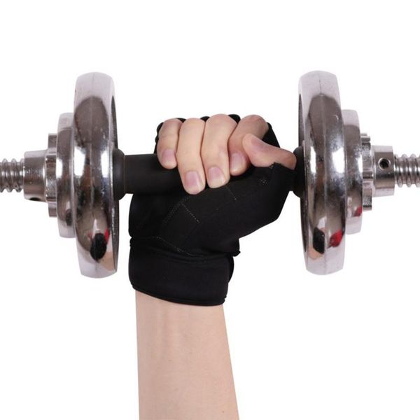 wrist support 1 pair fitness weightlifting half finger glove gym bodybuilding training gloves hand protector brace wrap, Black;red
wrist support 1 pair fitness weightlifting half finger glove gym bodybuilding training gloves hand protector brace wrap, Black;red