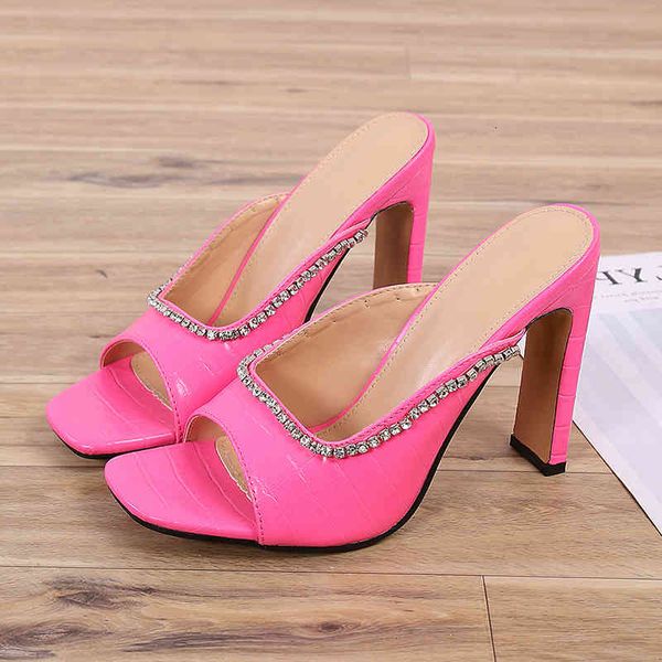 sandals summer women slippers fashion crystal open toe high heels shoes square heel pumps big size 35-42 w0e5, Black
sandals summer women slippers fashion crystal open toe high heels shoes square heel pumps big size 35-42 w0e5, Black