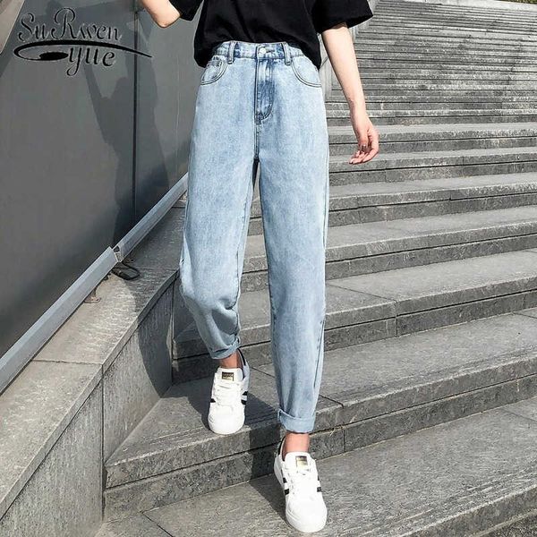 high waist jeans woman plus size boyfriend jeans streetwear elastic waist vintage washed loose cotton denim trouser 10424 210527, Blue
high waist jeans woman plus size boyfriend jeans streetwear elastic waist vintage washed loose cotton denim trouser 10424 210527, Blue
