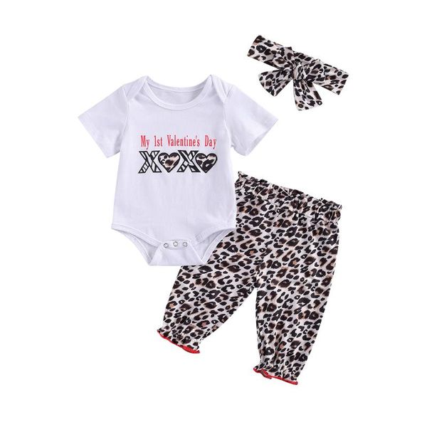 clothing sets infant 3pcs outfit set born baby girls valentine snap button lettering romper leopard ruffle trousers bow tie hair band, White
clothing sets infant 3pcs outfit set born baby girls valentine snap button lettering romper leopard ruffle trousers bow tie hair band, White