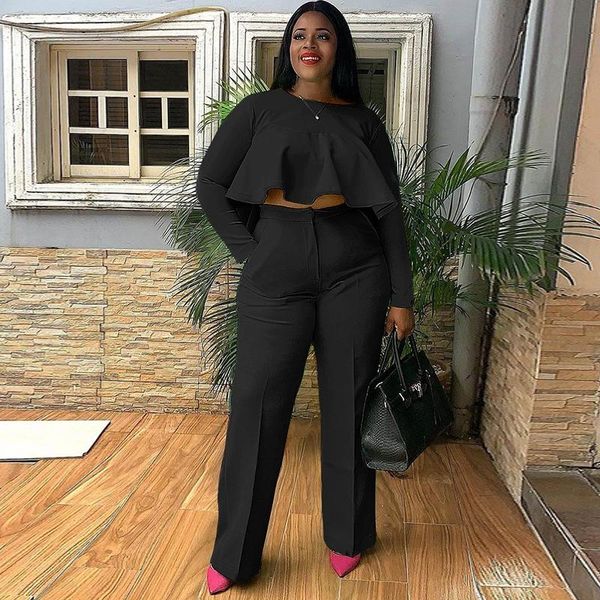 women's two piece pants set ruffles irregular bodycon fall clothing for women office lady wear outfits matching sets, White
women's two piece pants set ruffles irregular bodycon fall clothing for women office lady wear outfits matching sets, White