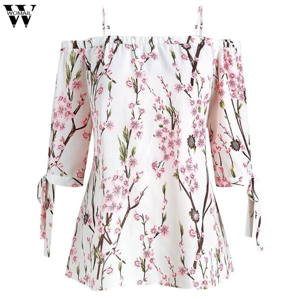 women's blouses & shirts cold shoulder blouse floral print ruffle sleeve women summer short slim casual office 6.29, White
women's blouses & shirts cold shoulder blouse floral print ruffle sleeve women summer short slim casual office 6.29, White
