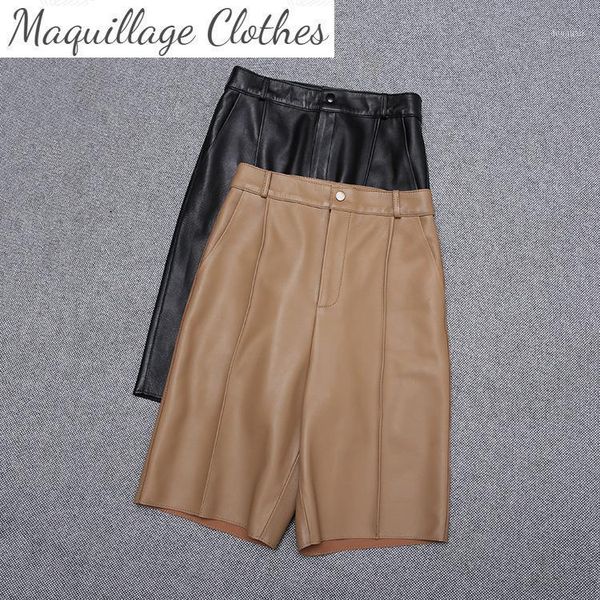women's pants & capris autumn sheepskin real leather fashion genuine fifth c619, Black;white
women's pants & capris autumn sheepskin real leather fashion genuine fifth c619, Black;white