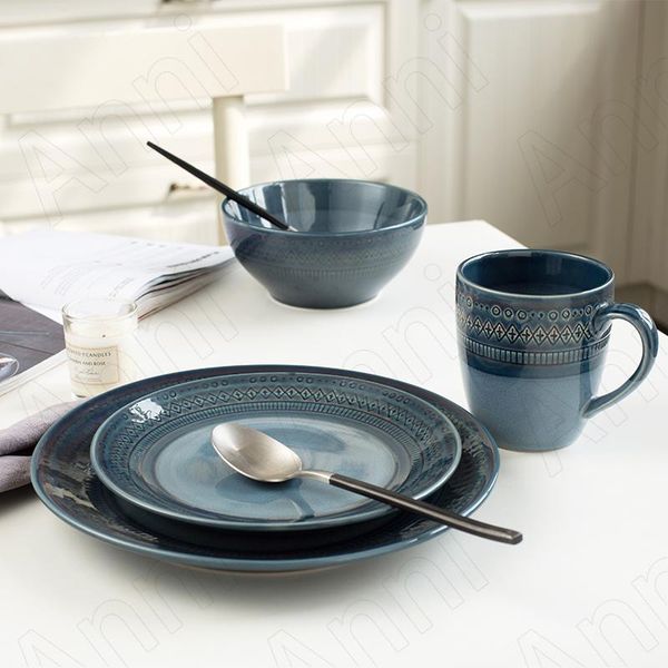 retro ceramic plates sets relief decorative western steak dish dining table deskfruit salad dishes kitchen tableware set &
retro ceramic plates sets relief decorative western steak dish dining table deskfruit salad dishes kitchen tableware set &