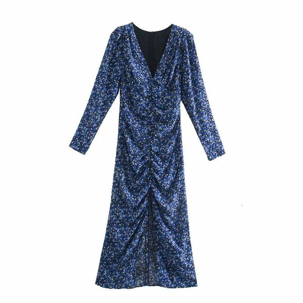 dresses women printed v-neck long sleeves midi gathered detai slit hem vestidos femme robe, Black;gray
dresses women printed v-neck long sleeves midi gathered detai slit hem vestidos femme robe, Black;gray