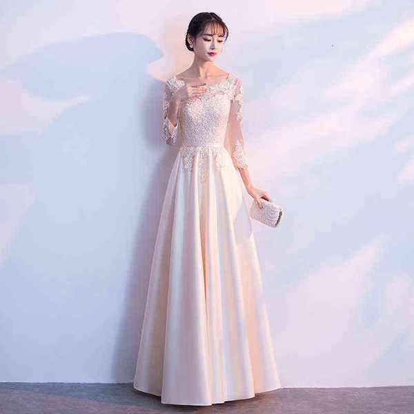 luxury prom dresses simple and generous champagne color sleeve long style thin large fat mm temperament banquet bridmaid evening, Black
luxury prom dresses simple and generous champagne color sleeve long style thin large fat mm temperament banquet bridmaid evening, Black