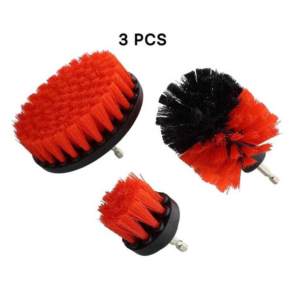 car sponge 3 pcs nylon scrubber drill attachment cleaning brush set, red stiff bristles for 1/4in power
car sponge 3 pcs nylon scrubber drill attachment cleaning brush set, red stiff bristles for 1/4in power