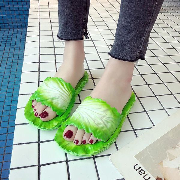 women summer shoes design cabbage home bathroom flip flops funny outdoor non slip soft on flat slippers, Black
women summer shoes design cabbage home bathroom flip flops funny outdoor non slip soft on flat slippers, Black