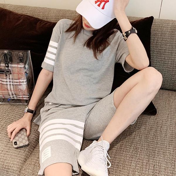 women's shorts stripe printed sports suit female biker 2 piece outfits for women summer loose running casual womens tracksuit set, White;black
women's shorts stripe printed sports suit female biker 2 piece outfits for women summer loose running casual womens tracksuit set, White;black