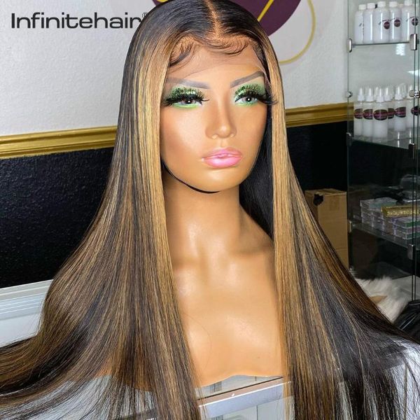 lace wigs silky straight highlight brown colored 13*1 t part front ombre honey blonde human hair for women brazilian virgin, Black;brown
lace wigs silky straight highlight brown colored 13*1 t part front ombre honey blonde human hair for women brazilian virgin, Black;brown