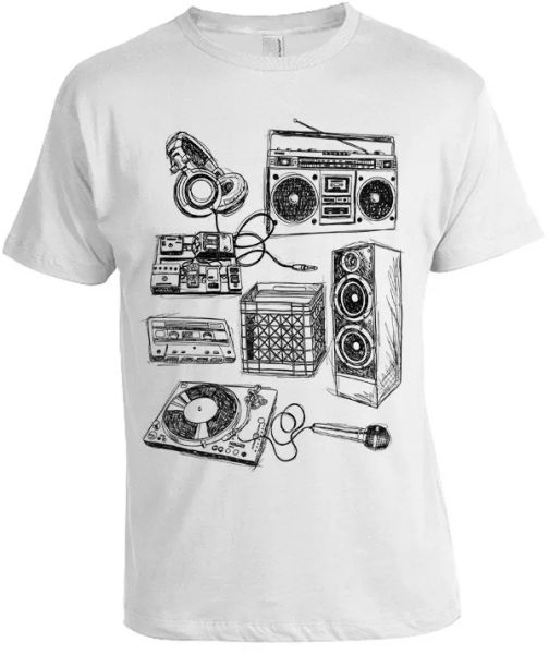 retro musik t-shirt herren damen instrumente band kassette kopfhörer boombox, White;black
retro musik t-shirt herren damen instrumente band kassette kopfhörer boombox, White;black