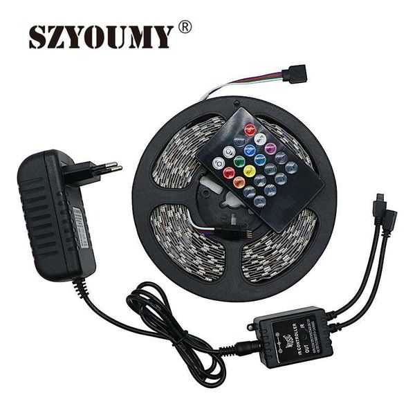 strips szyoumy 2835 rgb led strip light 5m ip65 ip20 smd diode tape ribbon with music remote controller dc12v power adapter
strips szyoumy 2835 rgb led strip light 5m ip65 ip20 smd diode tape ribbon with music remote controller dc12v power adapter