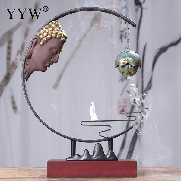 incense burner ceramics creative chinese style tathagata buddha porch durable ornaments zen backflow fragrance lamps
incense burner ceramics creative chinese style tathagata buddha porch durable ornaments zen backflow fragrance lamps