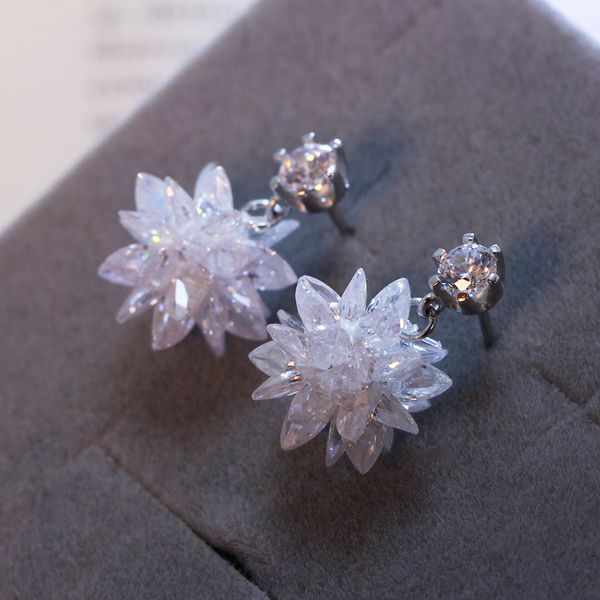 pretty real sterling silver drop earrings ice snowflake shiny zircon crystal 925 fine jewelry for women
pretty real sterling silver drop earrings ice snowflake shiny zircon crystal 925 fine jewelry for women