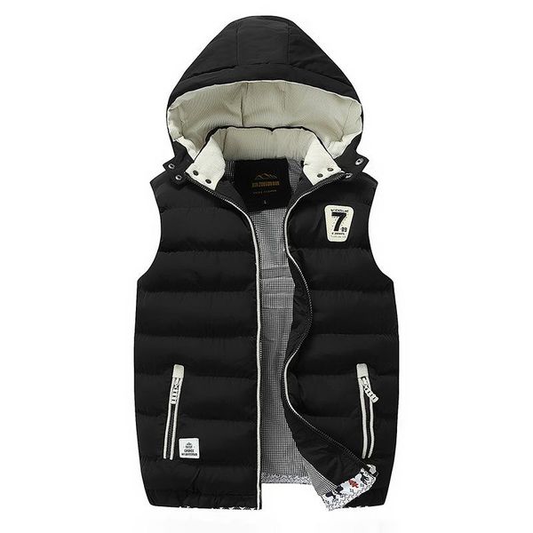 men's vests #3617, Black;white