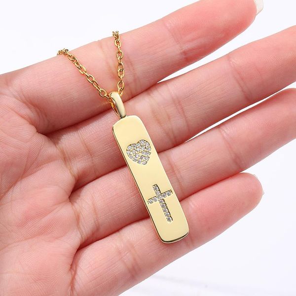pendant necklaces inlay zircon geometric necklace for women gold color cross moon star heart eye design choker party jewelry, Silver
pendant necklaces inlay zircon geometric necklace for women gold color cross moon star heart eye design choker party jewelry, Silver