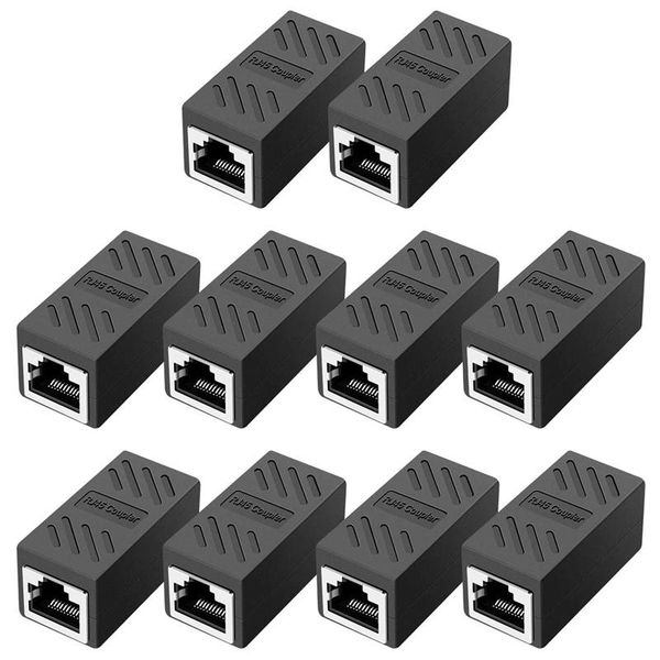 computer cables & connectors rj45 coupler, in line coupler cat7/cat6/cat5e ethernet cable extender adapter female to (10 pack black)
computer cables & connectors rj45 coupler, in line coupler cat7/cat6/cat5e ethernet cable extender adapter female to (10 pack black)