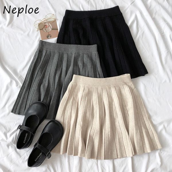 neploe solid color stretch waist mini skirts autumn winter warm knitted pleated skirts preppy style simple women jupe 210423, White;black
neploe solid color stretch waist mini skirts autumn winter warm knitted pleated skirts preppy style simple women jupe 210423, White;black