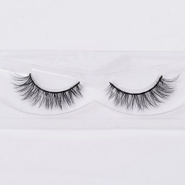 pair false eyelashes extension makeup super natural long fake women messy1