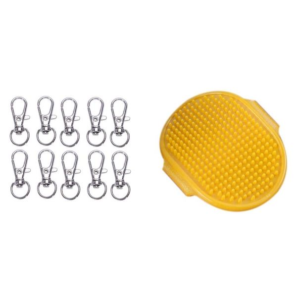 hooks & rails 10pcs silver 12mm x 30mm swivel trigger 1 pcs pet dog cat bath brush comb rubber glove hair fur massaging
hooks & rails 10pcs silver 12mm x 30mm swivel trigger 1 pcs pet dog cat bath brush comb rubber glove hair fur massaging