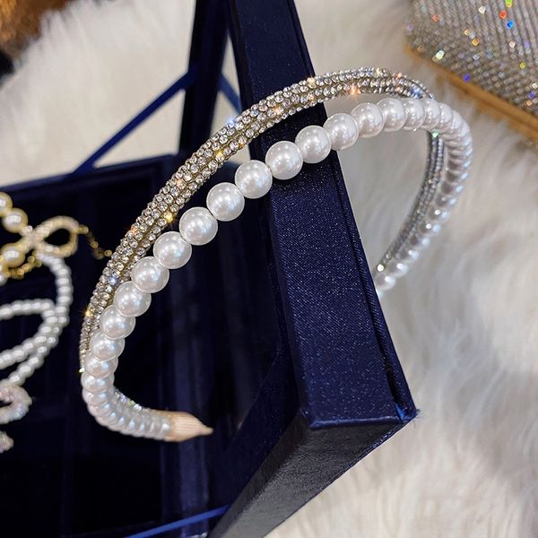 NnQ ins fashion super fairy double pearl full diamond pearl hair sweet temperament hairband headbands french simple personality atmosphere, Silver
NnQ ins fashion super fairy double pearl full diamond pearl hair sweet temperament hairband headbands french simple personality atmosphere, Silver