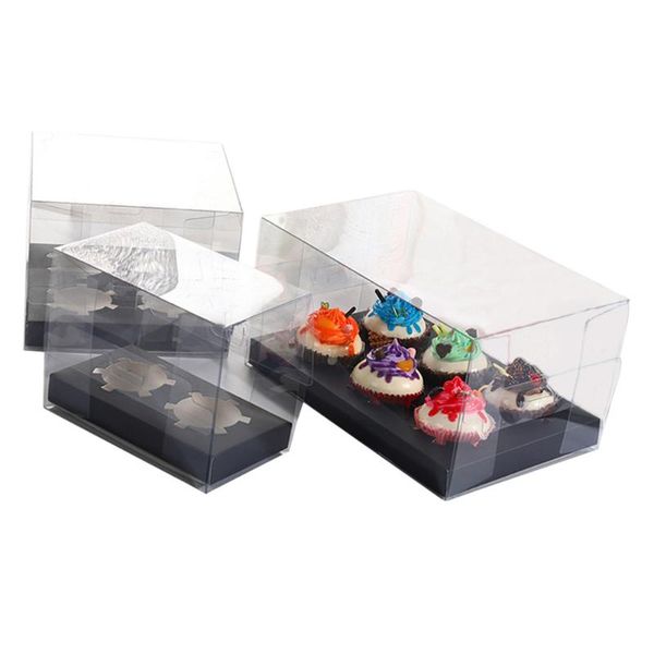 gift wrap 3pcs muffin cup containers with insert transparent cupcake box bakery packaging case for home dessert shop (black)
gift wrap 3pcs muffin cup containers with insert transparent cupcake box bakery packaging case for home dessert shop (black)