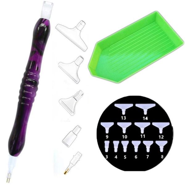 diamond painting 5d tool resin point drill pen with 18 pieces nib kits embroidery cross stitch accessories gift
diamond painting 5d tool resin point drill pen with 18 pieces nib kits embroidery cross stitch accessories gift