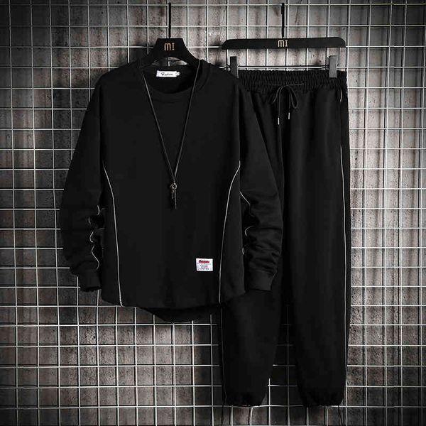 tracksuits men's sportswear tracksuit hip hop streetwear sweatshirts + sweatpants black cotton hoodie joggers pants sets men suits, Gray 
tracksuits men's sportswear tracksuit hip hop streetwear sweatshirts + sweatpants black cotton hoodie joggers pants sets men suits, Gray