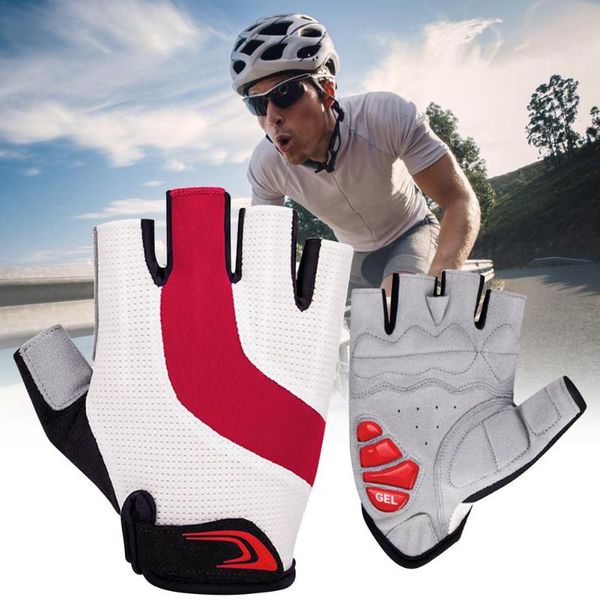 cycling gloves 1 pair half finger anti-slip mountain bike outdoor sport protection liquid silicone bicycle accessories, Black
cycling gloves 1 pair half finger anti-slip mountain bike outdoor sport protection liquid silicone bicycle accessories, Black