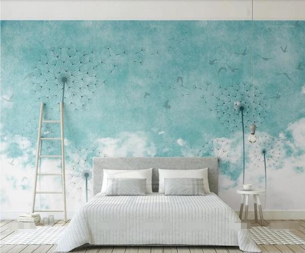 wallpapers xue su wall covering custom wallpaper mural small fresh blue nordic style dandelion bird tv background
wallpapers xue su wall covering custom wallpaper mural small fresh blue nordic style dandelion bird tv background