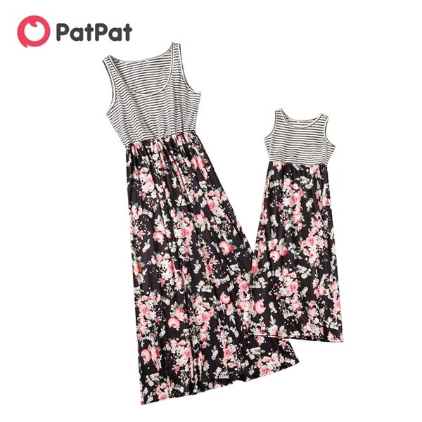 arrival summer floral stripe splice print tank dresses for mommy and me 210528, Blue
arrival summer floral stripe splice print tank dresses for mommy and me 210528, Blue