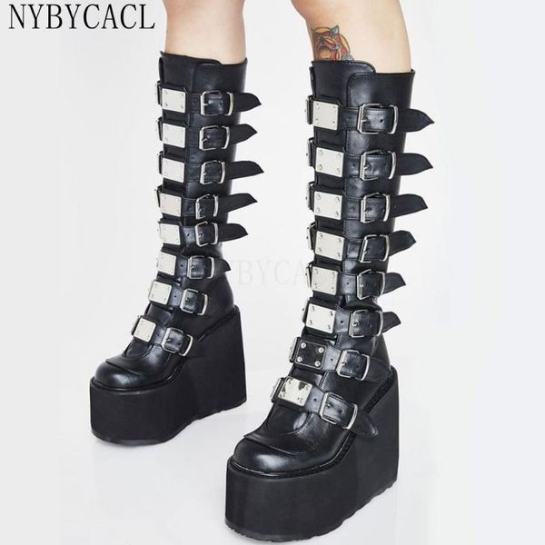 boots brand design big size 43 black gothic style cool punk motorcycles female platform wedges high heels calf women shoes
boots brand design big size 43 black gothic style cool punk motorcycles female platform wedges high heels calf women shoes