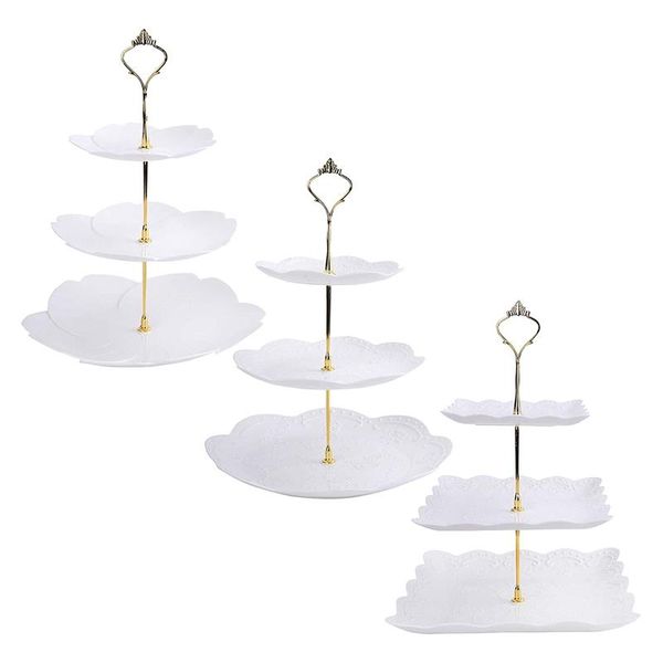 other bakeware 3 pack tiers white cupcake stand dessert plates tiered serving trays for wedding birthday family party
other bakeware 3 pack tiers white cupcake stand dessert plates tiered serving trays for wedding birthday family party